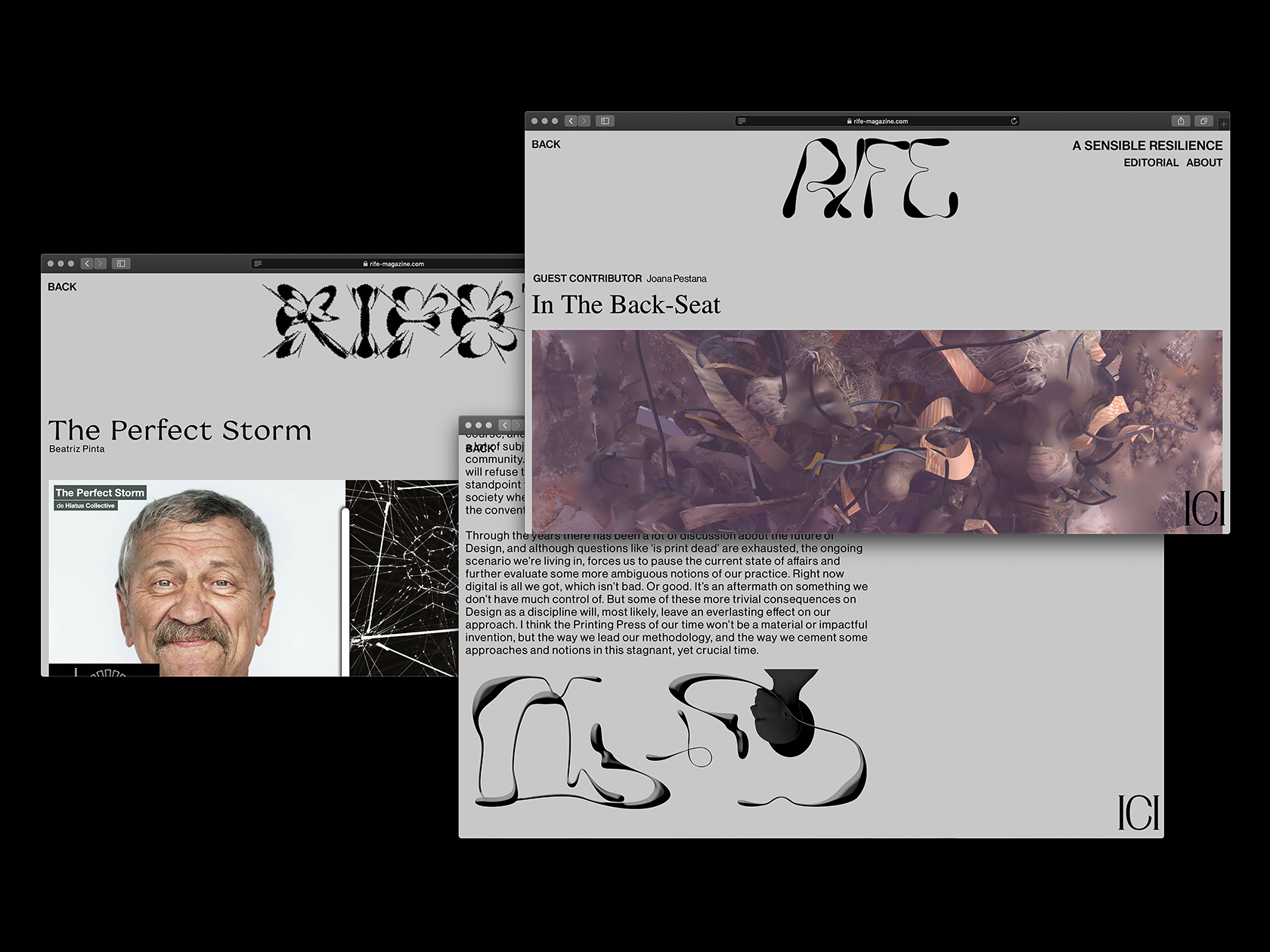 The magazine “Rife” by Hiatus Collective taps the full potential of digital publishing