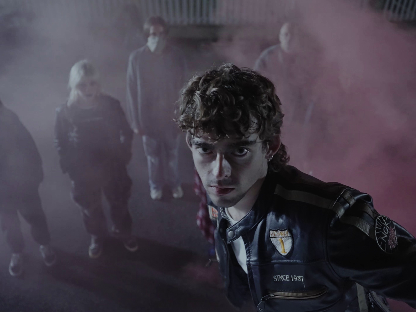 suburban neighborhood in Glass